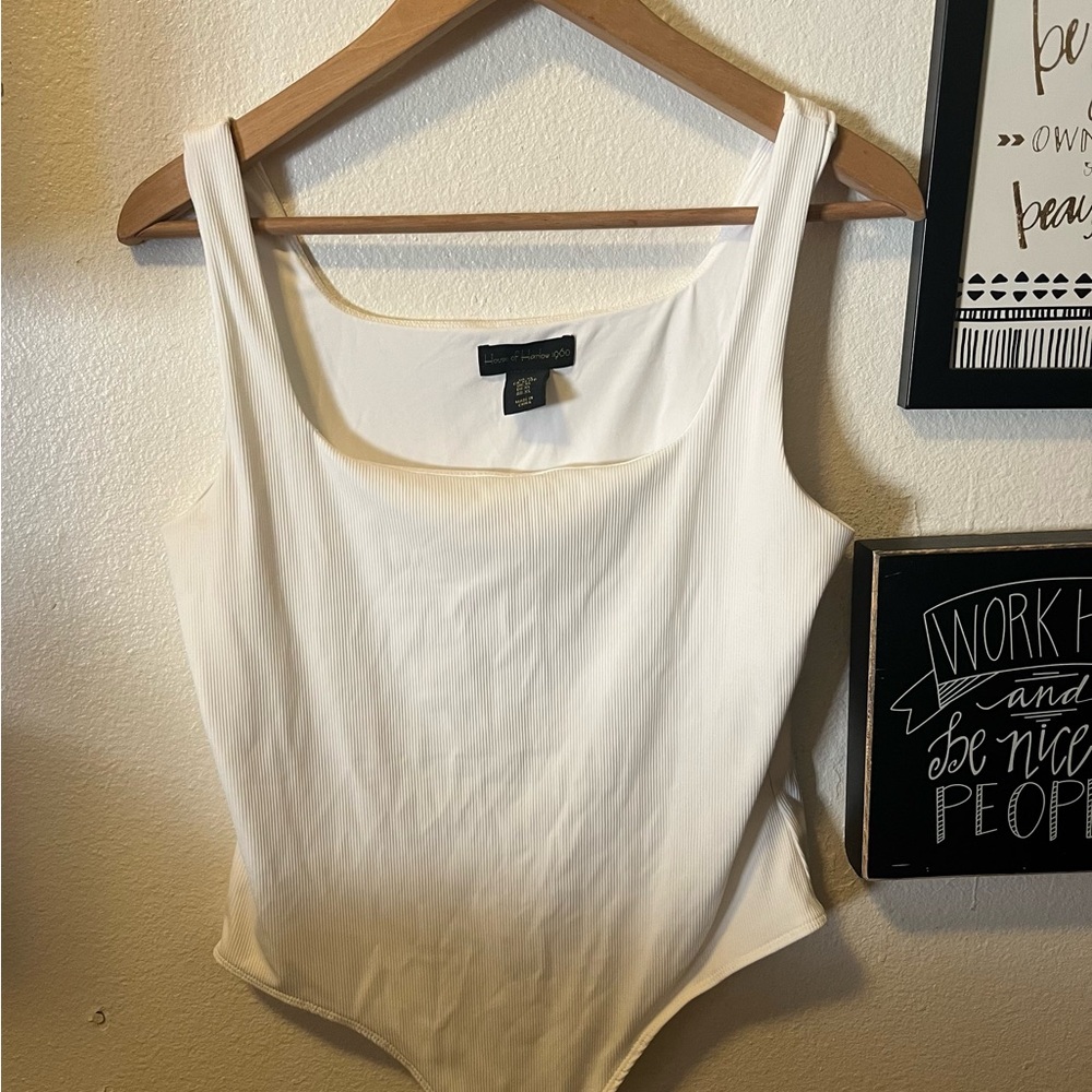 House of Harlow 1960 Cream Bodysuit